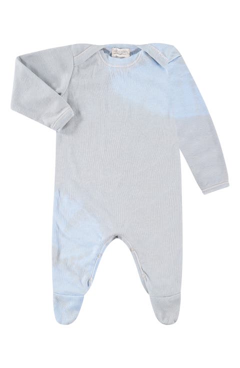 Tie Dye Organic Cotton & Modal Footie Pajamas (Baby)