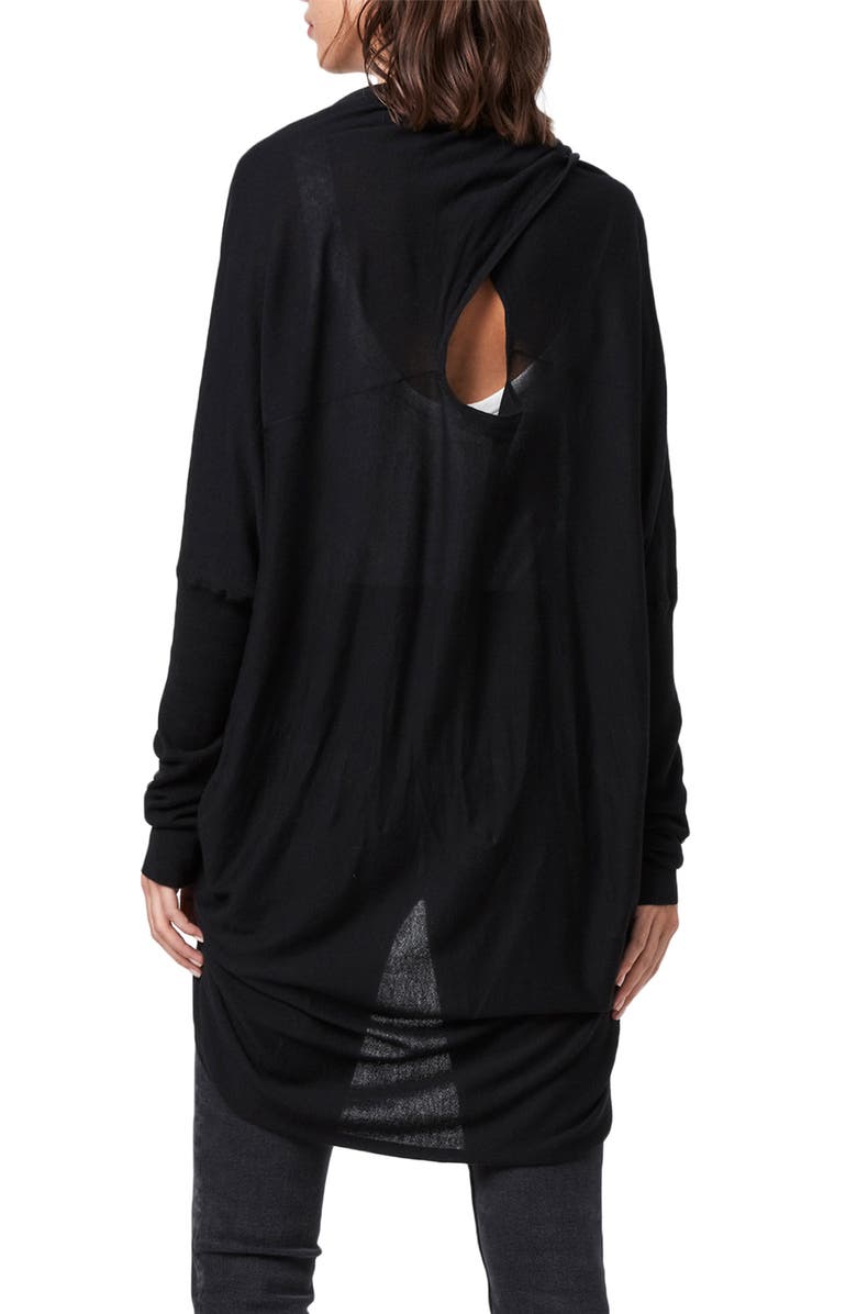 AllSaints Itat Shrug Cardigan, Alternate, color, 
