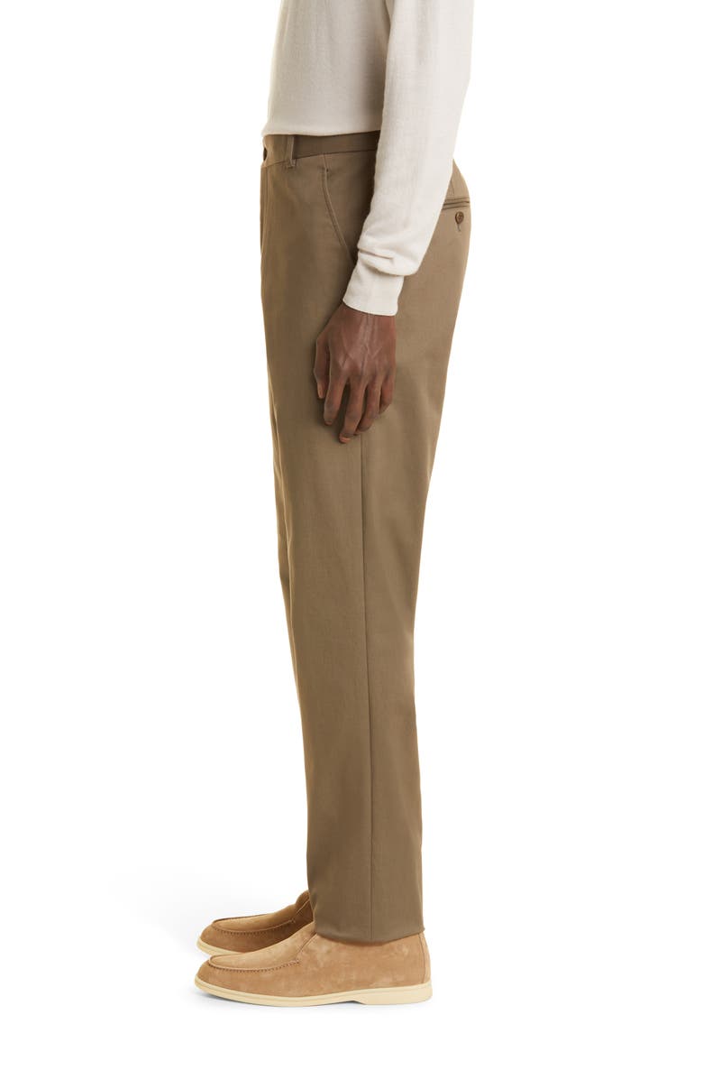 Loro Piana Stretch Cotton Gabardine Chinos, Alternate, color, 