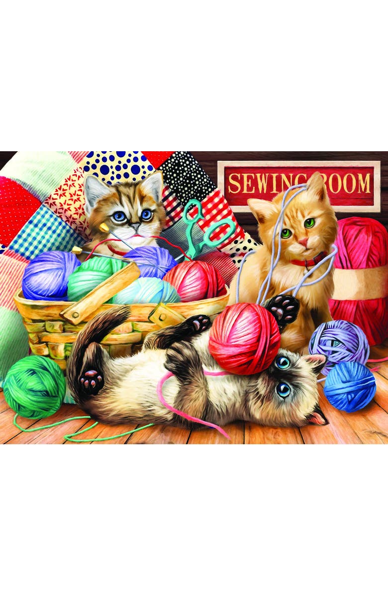 Sunsout Kitties Fun Time 500 piece Jigsaw Puzzle for Adults, Alternate, color, Multicolor