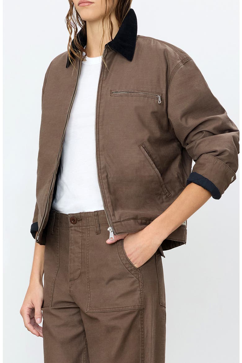 Cody Cotton Jacket, Alternate, color, MUSHROOM