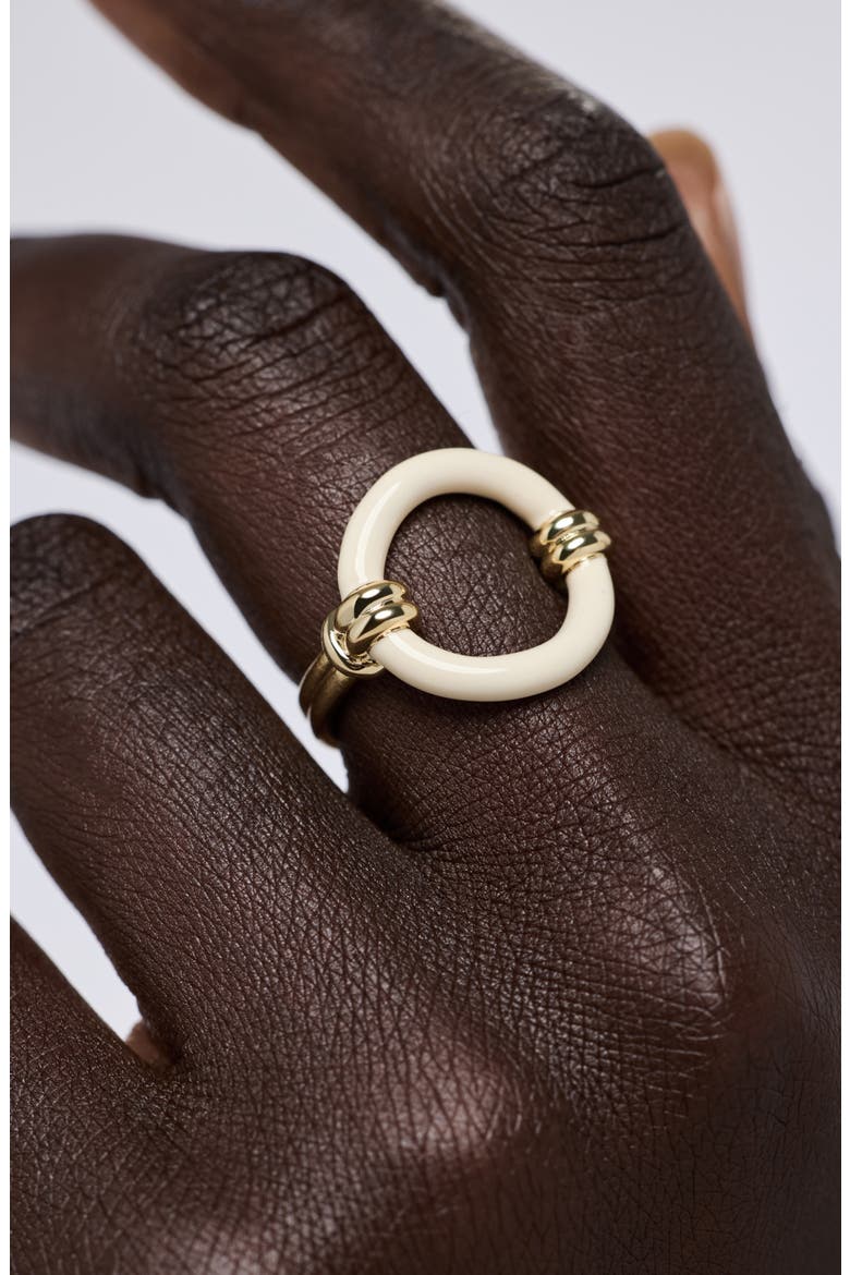 Remi Statement Ring, Alternate, color, GOLD / WHITE