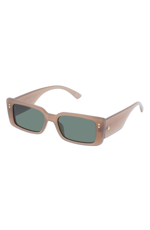 Aire Orion 53mm Rectangular Sunglasses In Brown