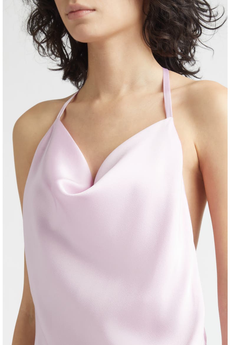 Envers Satin Cocktail Slipdress, Alternate, color, LIGHT ORCHID