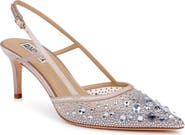 BADGLEY MISCHKA Reem Pointed Toe Slingback Pump