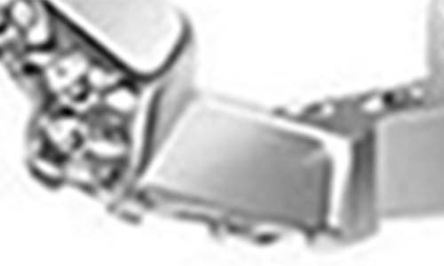 Sterling Forever Zigzag Cubic Zirconia Threader & Cuff Earrings
