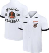 Darius Rucker Collection by Fanatics Men's Darius Rucker Collection by Fanatics  White San Francisco Giants Bowling Button-Up Shirt