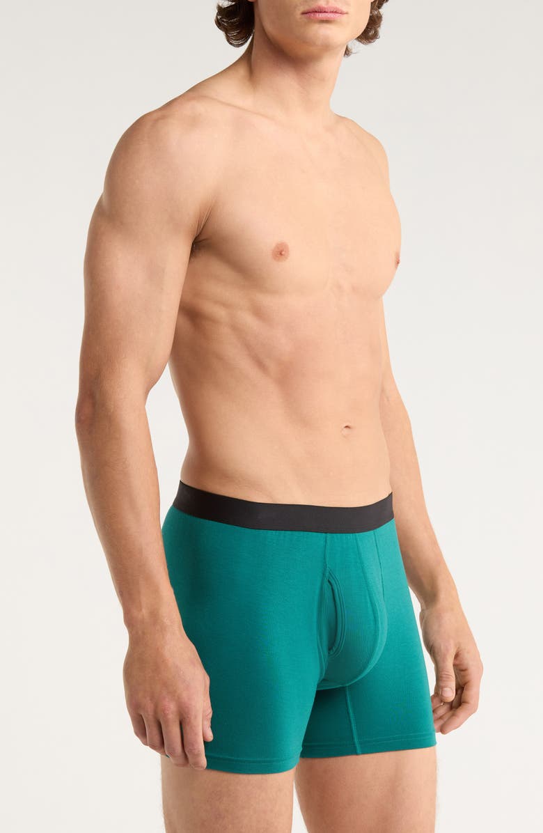 MeUndies Stretch Boxer Briefs, Alternate, color, Blue Spruce