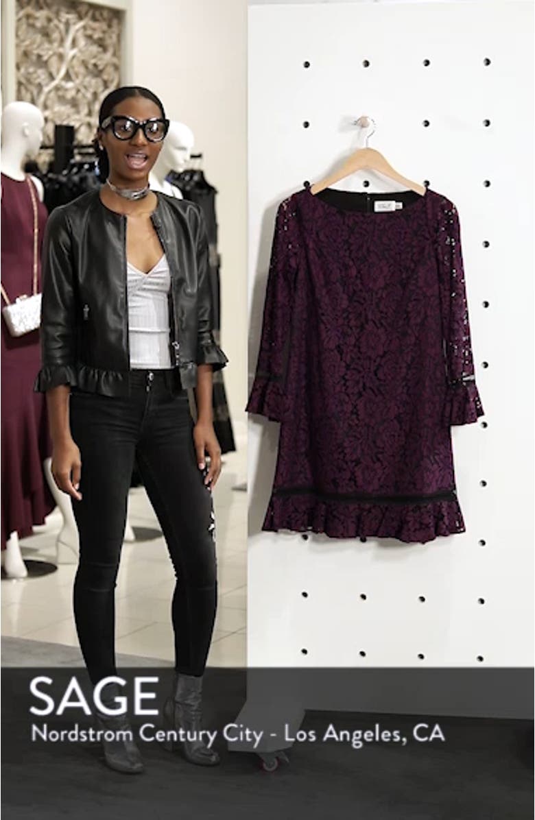 BELL SLV LACE SHIFT W RUFFLE, sales video thumbnail