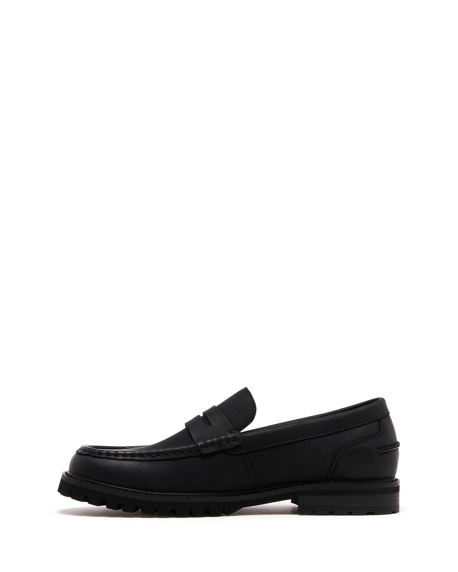Uncut Hackney Loafer, Alternate, color, Black Pu