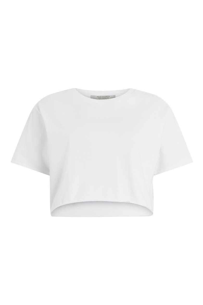 Soph Crop Cotton T-Shirt, Alternate, color, OPTIC WHITE