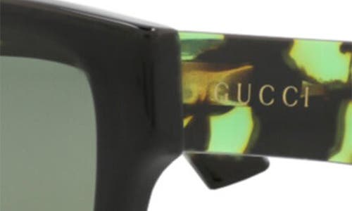 Gucci Square-frame Recycled Acetate Sunglasses In Black