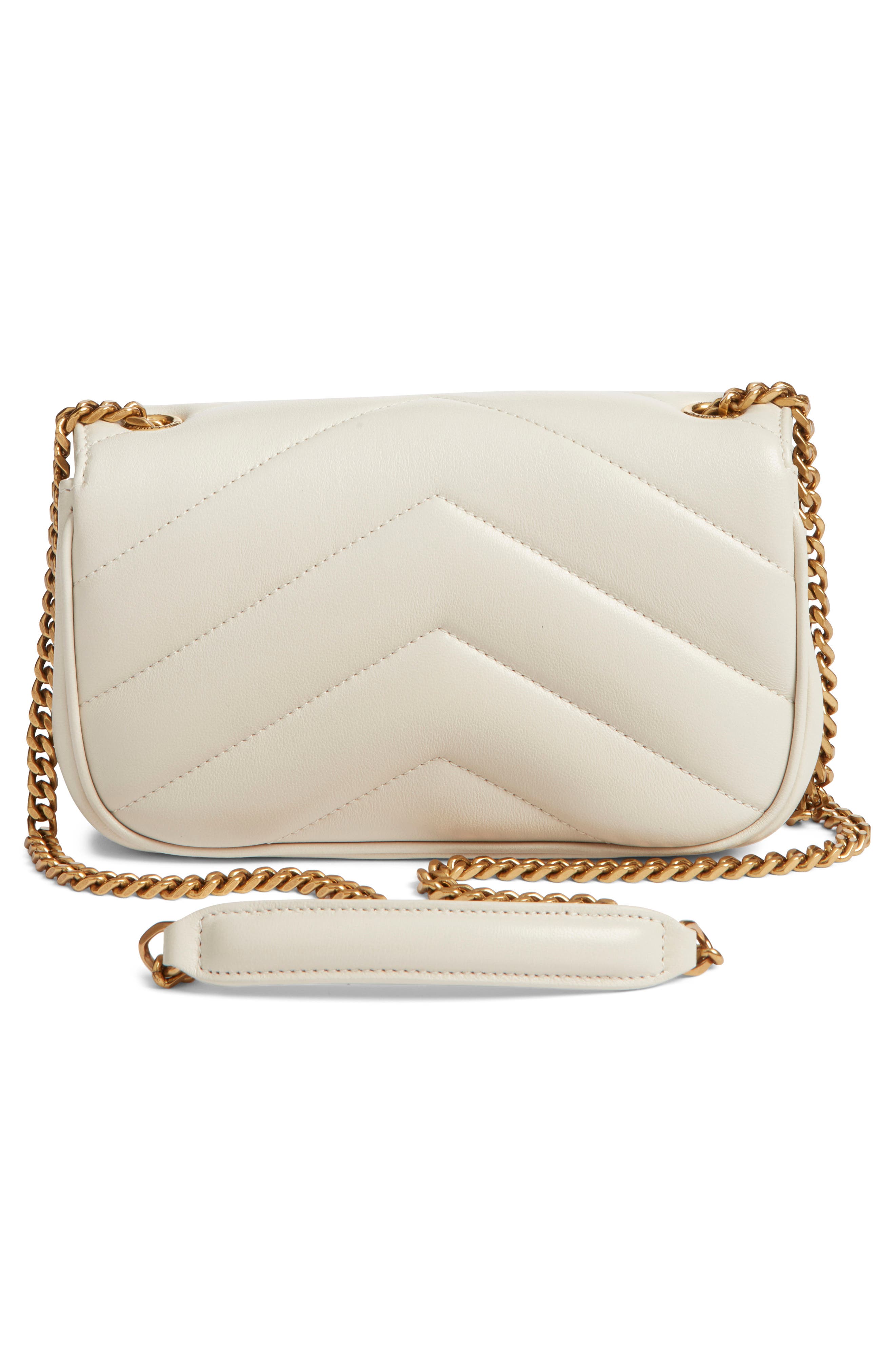 Saint Laurent Toy Loulou Quilted Leather Shoulder Bag, Alternate, color, 