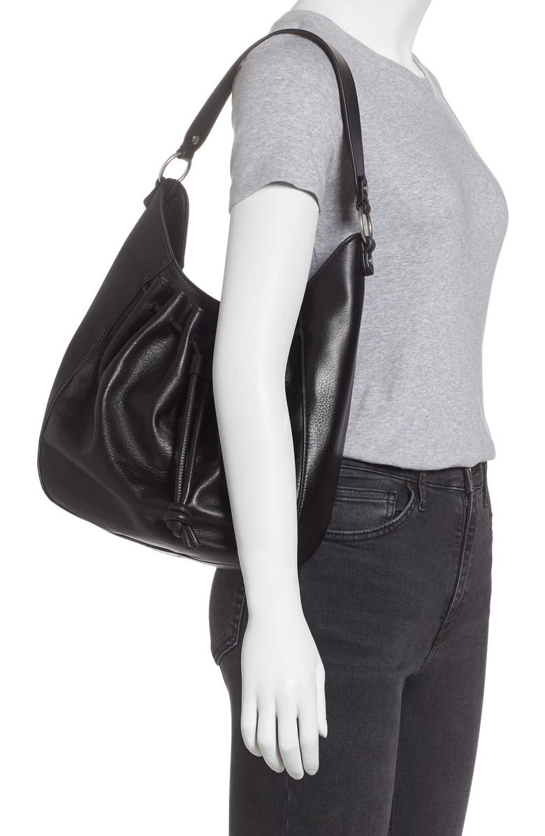 Treasure & Bond Delaney Drawstring Leather Hobo, Alternate, color,