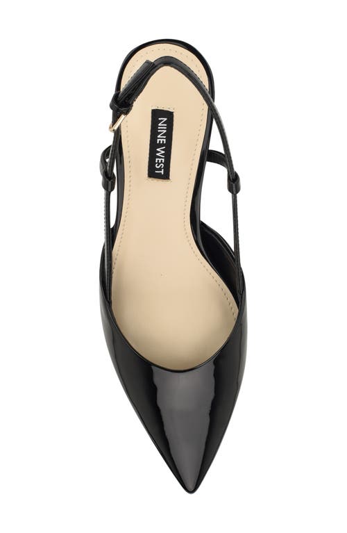 NINE WEST NINE WEST RHONDA SLINGBACK POINTED TOE KITTEN HEEL PUMP