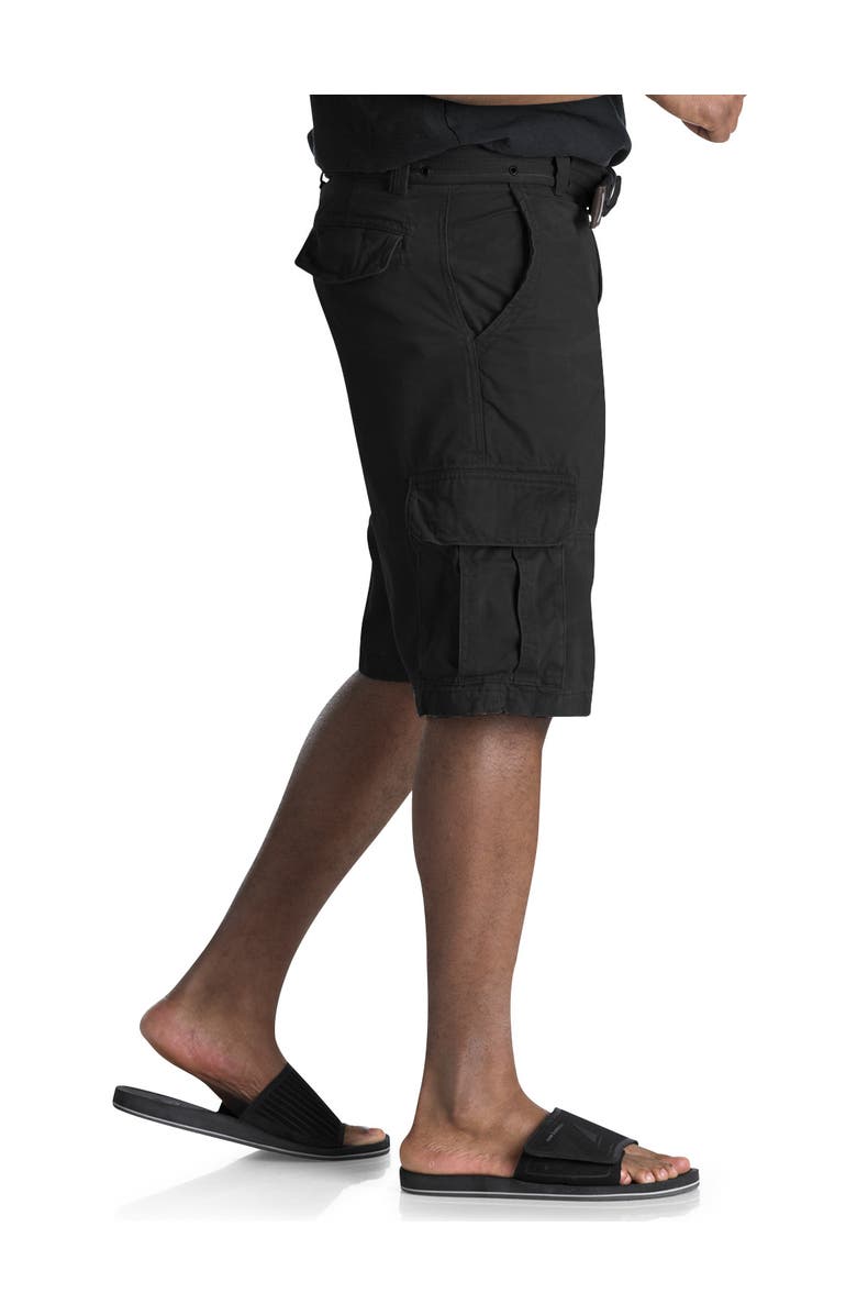 Society of One by DXL Big & Tall Distressed Cargo Shorts, Alternate, color,