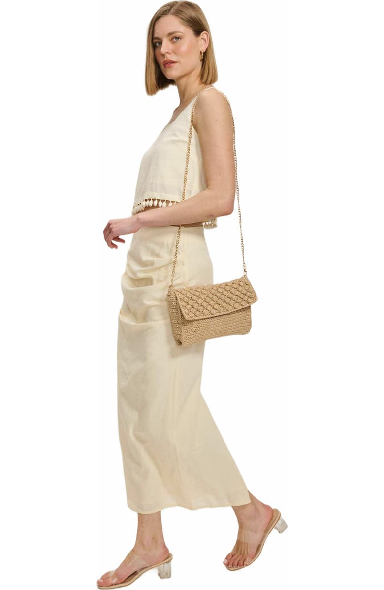 MODA LUXE Stylish Celeste Crossbody Handbag for Women, Alternate, color, Natural