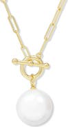 Melinda Maria XL Life's a Ball Faux Pearl Pendant Necklace
