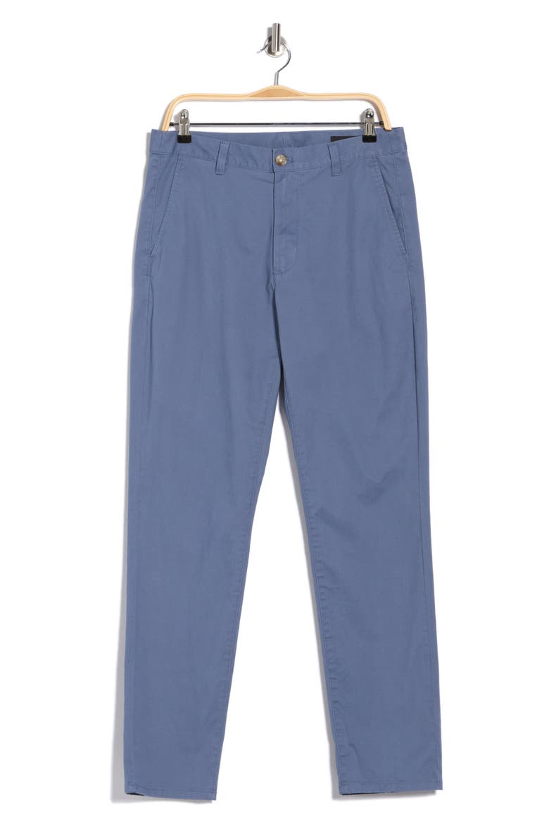 Signature Stretch Cotton Chinos, Main, color, BLUE