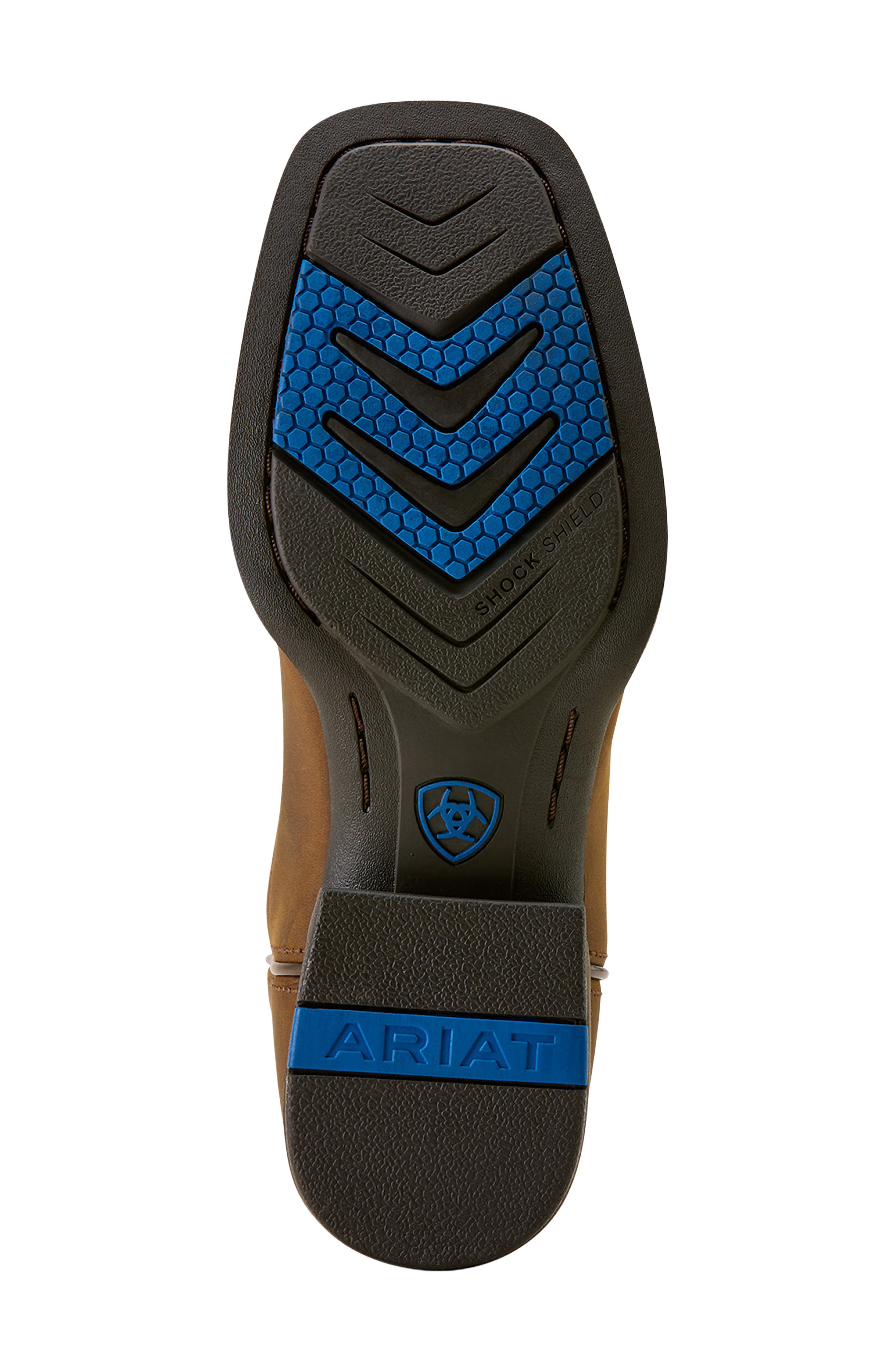 Ariat Kids' Westwood Wide Square Toe Western Boot, Alternate, color, Distressed Brown