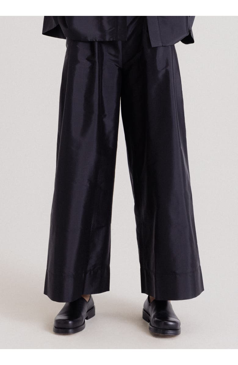 Alas Wide Pleated Pants, Main, color, Black