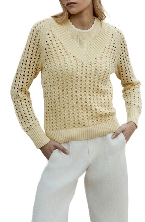 Kinna Open Stitch Organic Cotton Sweater