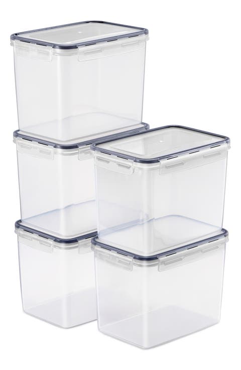 5-Pack Airtight Storage Containers