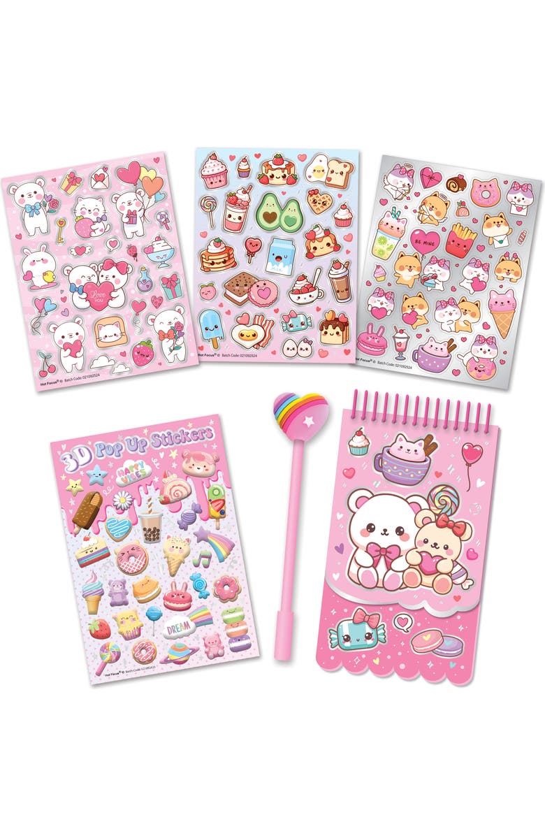 HOT FOCUS Kids' Sticker Portfolio Set, Alternate, color,