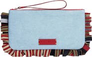 K'ai & Vrosi Medi - Denim Clutch Bag
