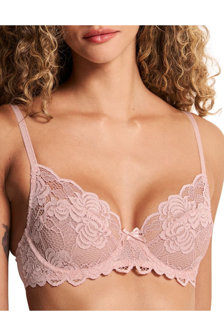 London Unlined Full Coverage Bra, Alternate, color, Medium beige