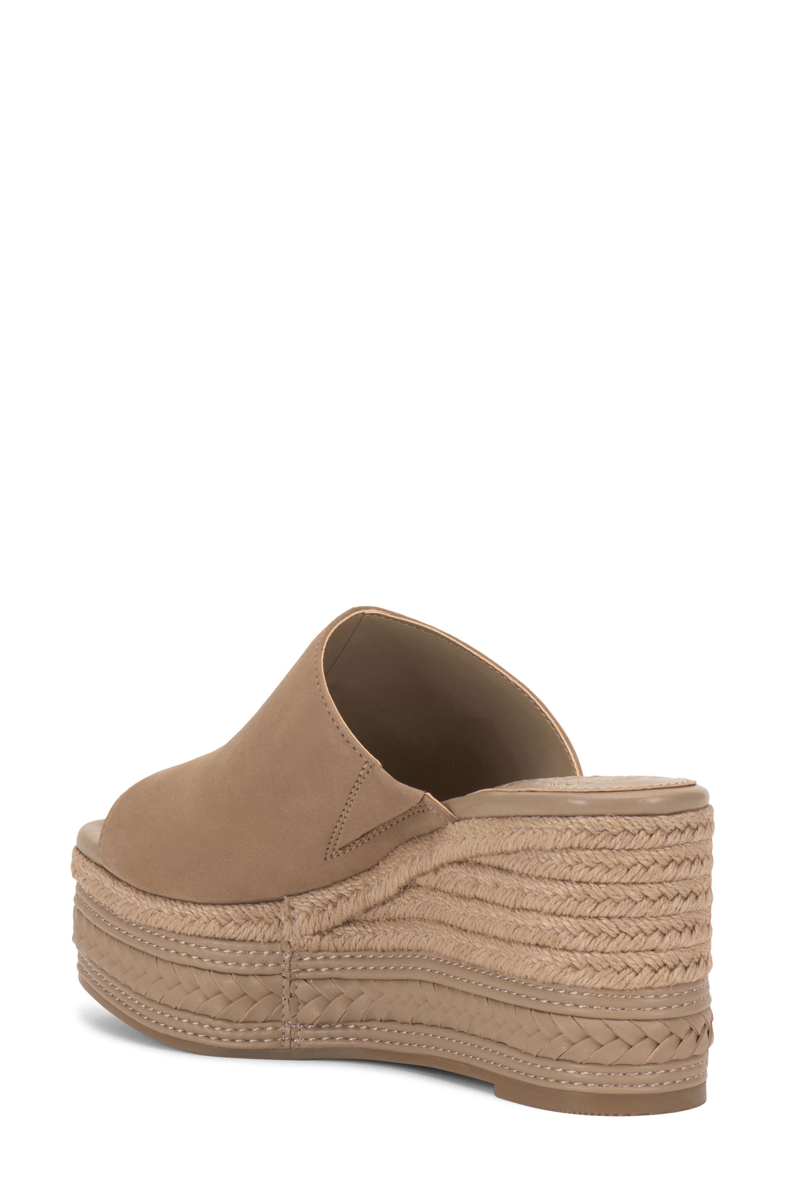 Vince Camuto Lierna Platform Wedge Sandal, Alternate, color, Tortilla