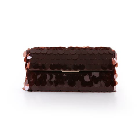 Kit Payette Sequin Envelope Clutch