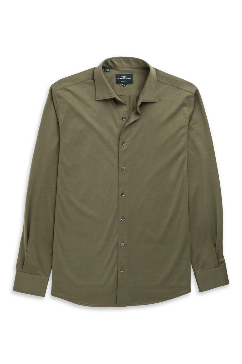 Ascot Park Button-Up Shirt, Alternate, color, KHAKI