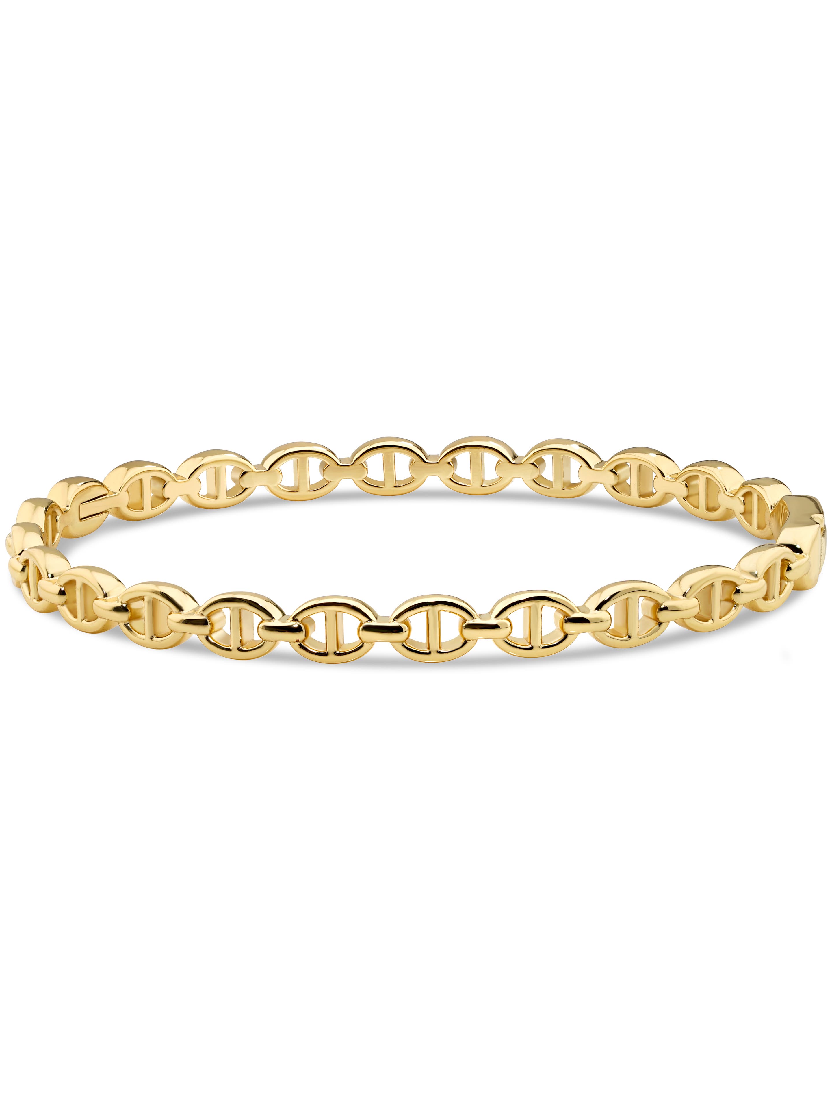 Devata Mariner Anchor Bangle Bracelet In Gold