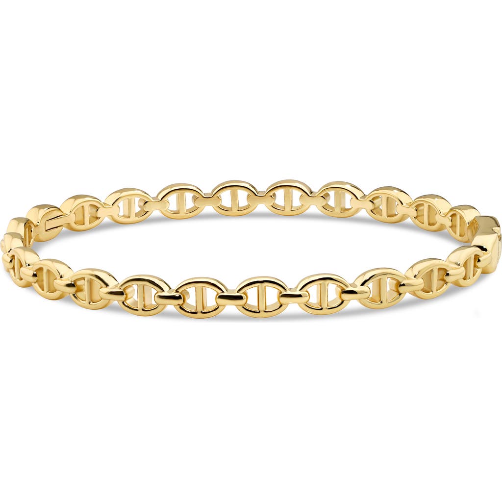 Devata Mariner Anchor Bangle Bracelet In Gold