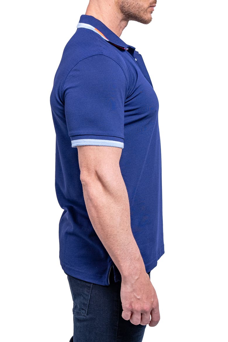 Tipemb42 Blue Piqué Polo, Alternate, color, BLUE
