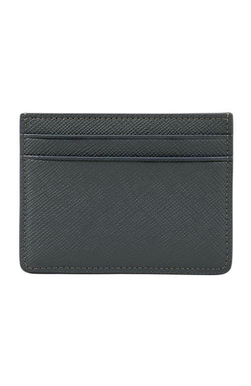 Sandro Reconstituted Leather Cardholder In Gray