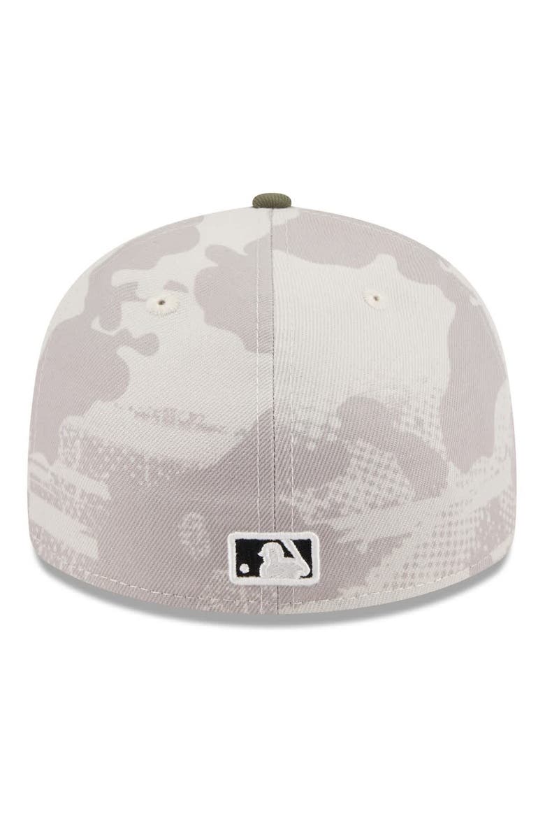 Men's New Era Light Beige/Olive San Francisco Giants 2025 Armed Forces Day Low Profile 59FIFTY Fitted Hat, Alternate, color, Light Beige
