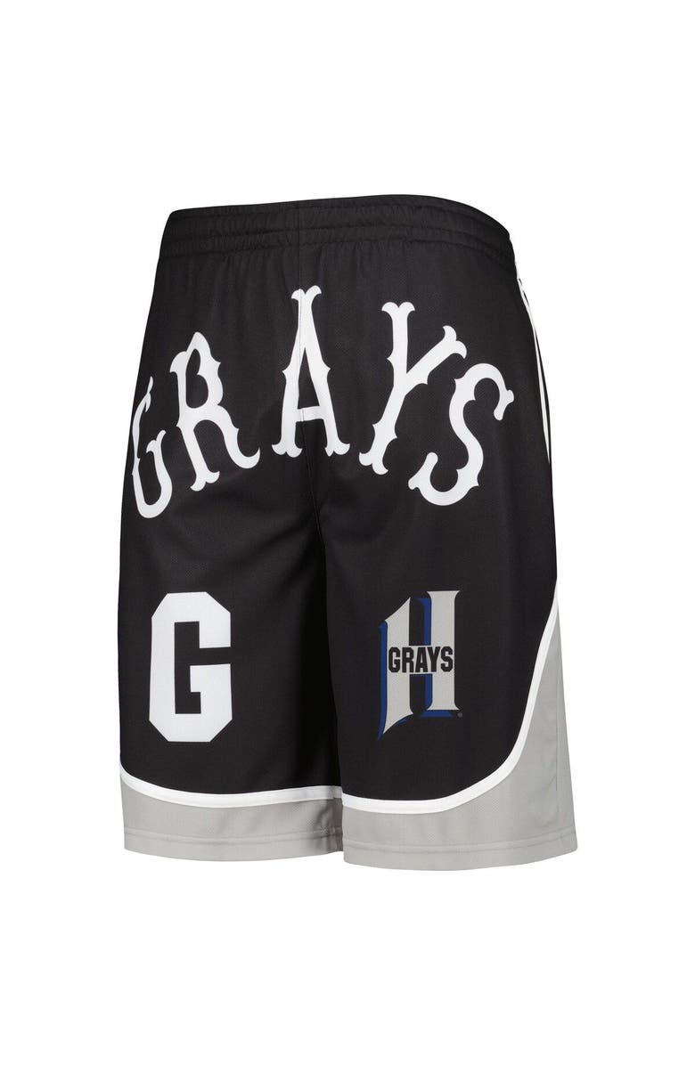 STITCHES Men's Stitches Black Homestead Grays Shorts, Alternate, color, Black