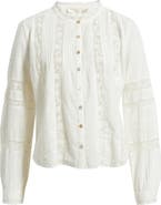 LoveShackFancy Lal Lace Cotton Top