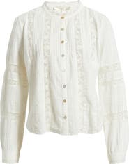 LoveShackFancy Lal Lace Cotton Top