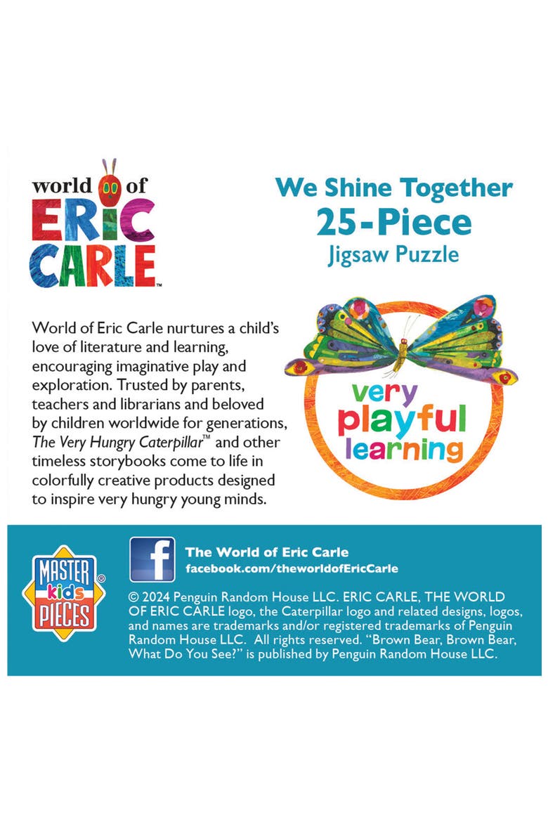Eric Carle We Shine Together 25pc Puzzle, Alternate, color, Multicolor