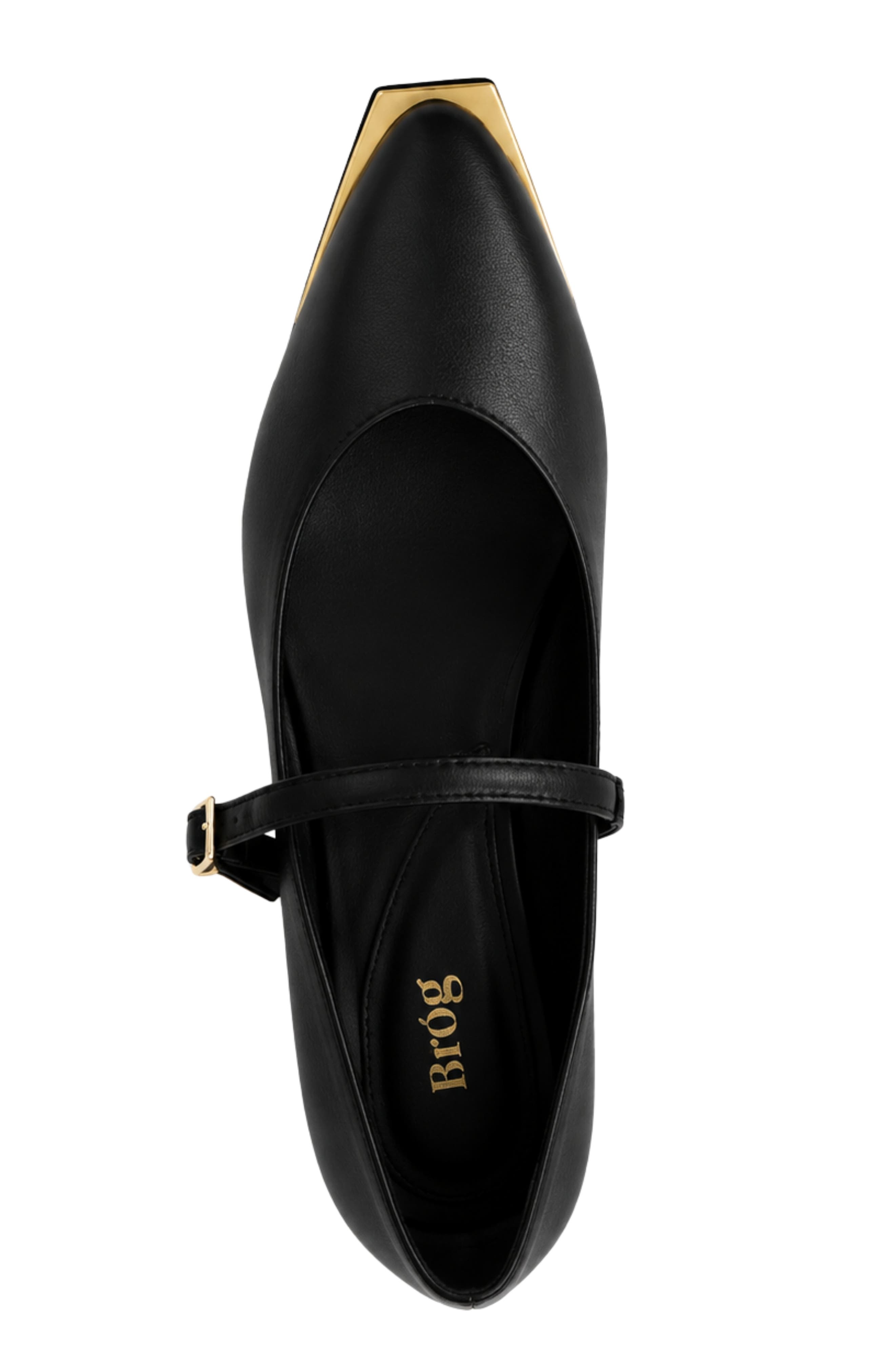 Gretta Pointed toe Ballerina flat, Alternate, color, Black