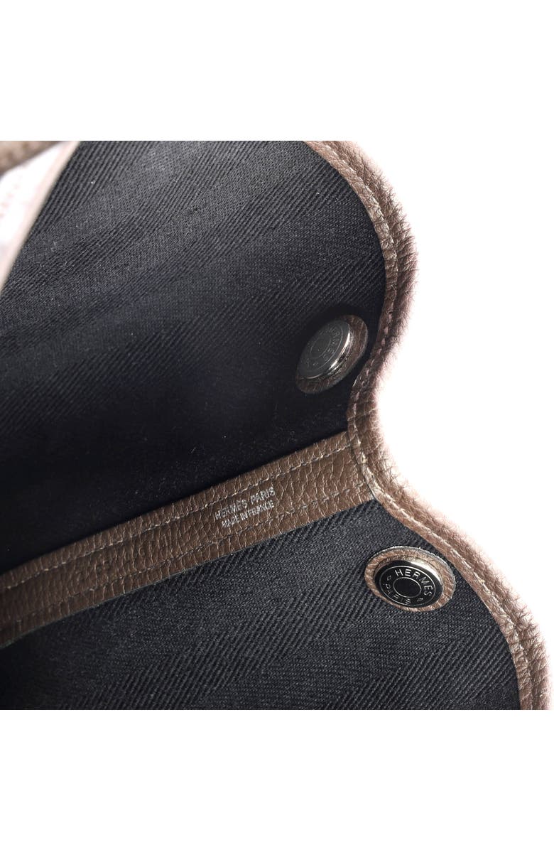 Pre-Owned Hermes Garden Party Tote Toile and Leather 30, Alternate, color, Ebene