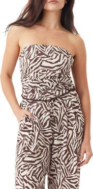 Habitual Scarf Strapless Top