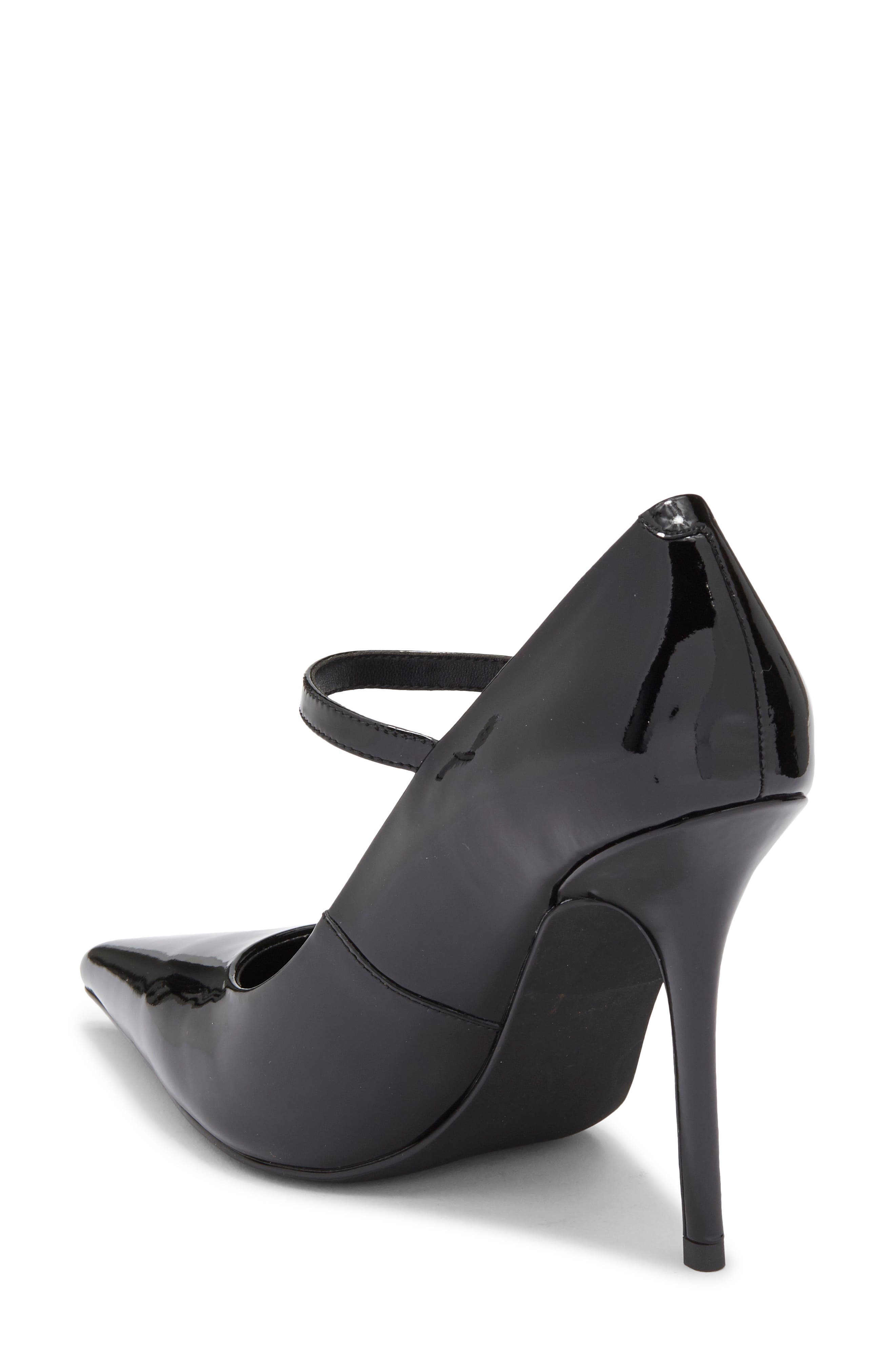 Jeffrey Campbell Session Pointed Toe Pump, Alternate, color, Black Patent