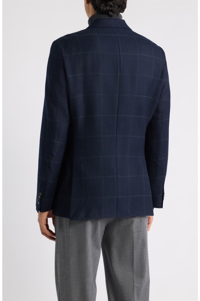 Hutson Plaid Sport Coat, Alternate, color, DARK BLUE