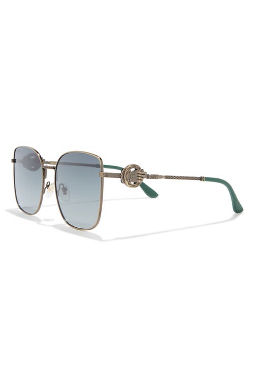Diff Harlowe 55mm Square Sunglasses In Gold