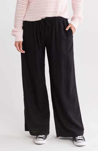 Abound Drawstring Waist Linen Blend Pants