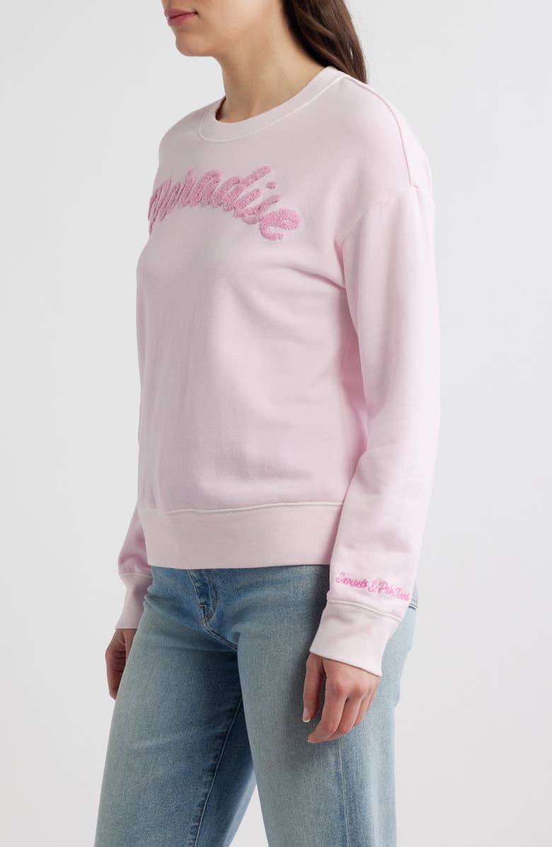 Tommy Bahama Marina Del Mar Cotton Sweatshirt, Alternate, color, Cyber Light